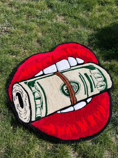 Lip money rug