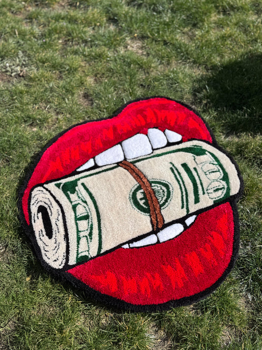 Lip money rug